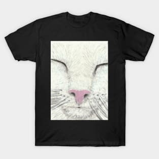 white cat face T-Shirt